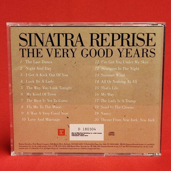 Sinatra Enterprise The Very Good Years CD 1990 - Picture 2 of 8